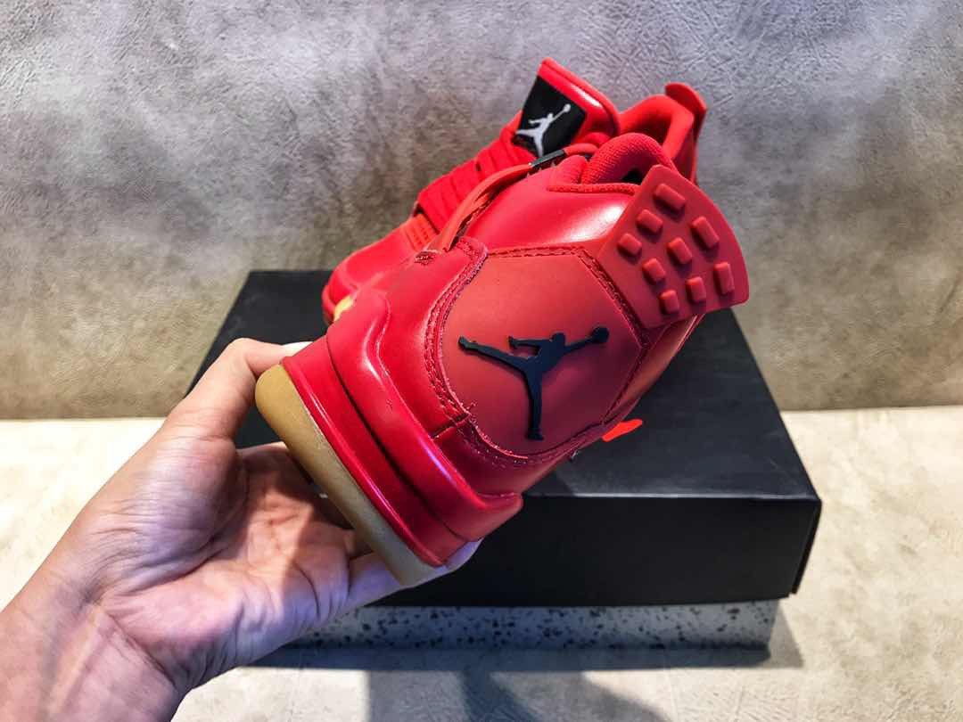 High Quality Air Jordan 4s 11lab4 Red from perfectkicks.net