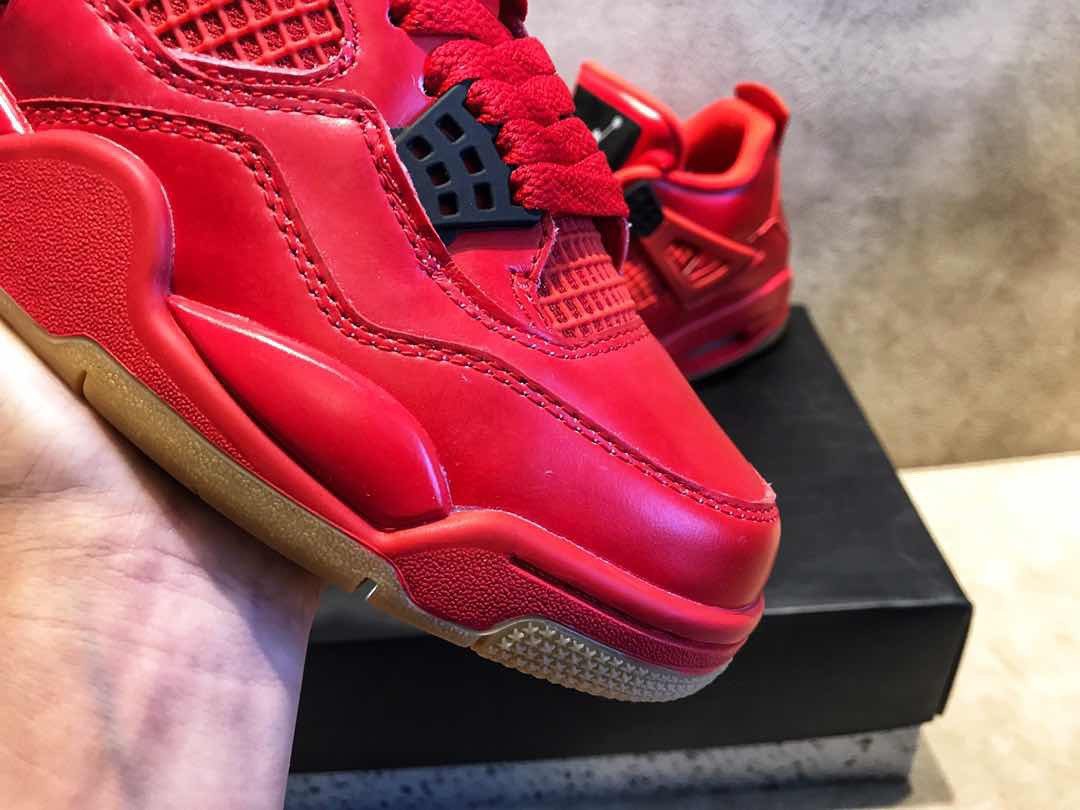 High Quality Air Jordan 4s 11lab4 Red from perfectkicks.net