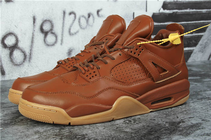 High Quality Air Jordan 4 Retro Premium Wheat Men Shoes D497E0ADC267