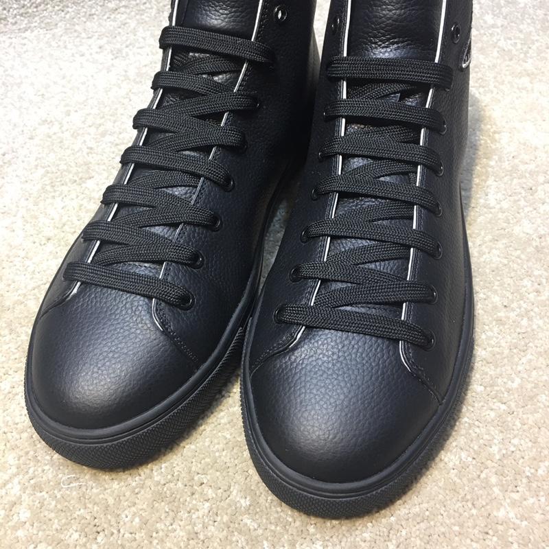 Gucci High Top High Quality Sneaker Black and cat print with black sole MS05032