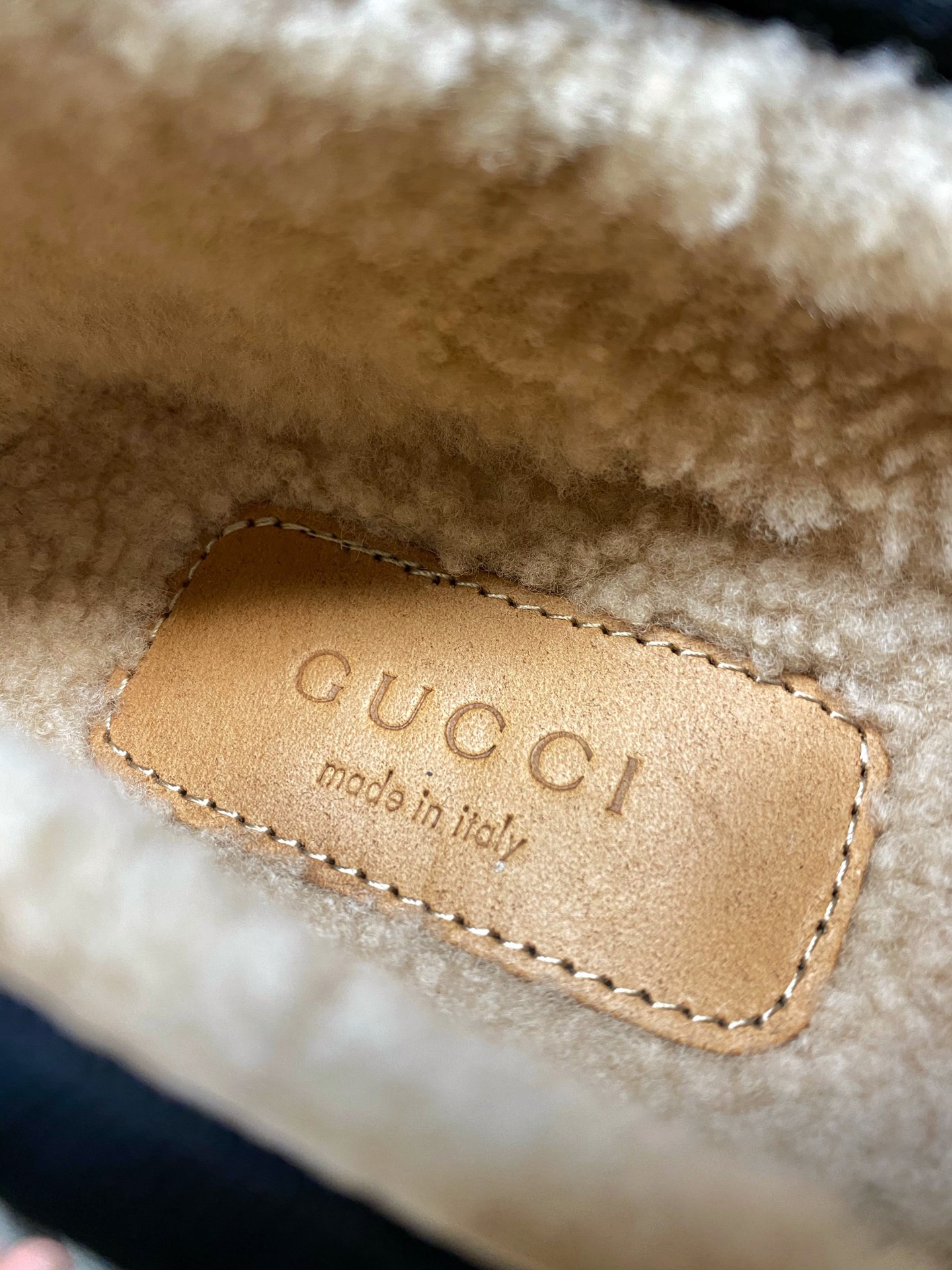 Gucci Flat jacquard espadrille in Cream