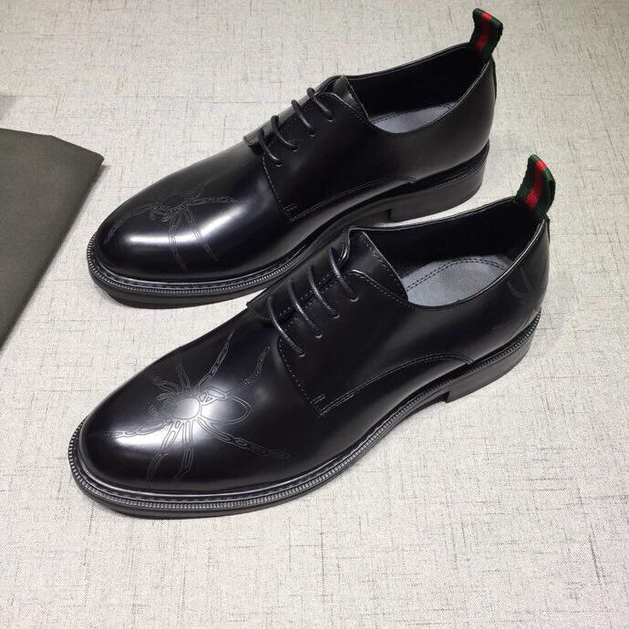 Gucci Black Leather loafer MS07591