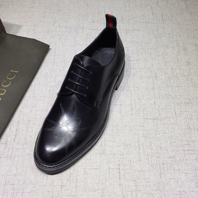 Gucci Black Leather loafer MS07591