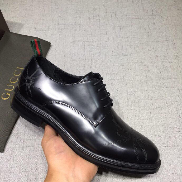 Gucci Black Leather loafer MS07591