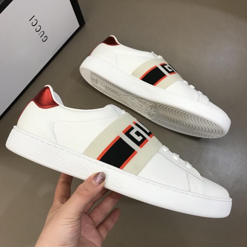 Gucci Ace Sneaker With Gucci Stripe White MS02230