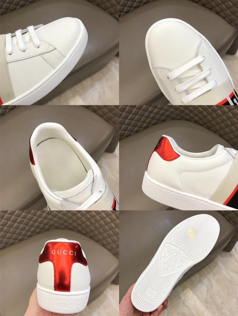 Gucci Ace Sneaker With Gucci Stripe White MS02230