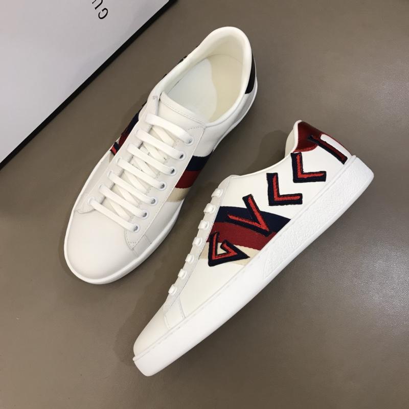 Gucci Ace Sneaker With Gucci Embroidered MS02231