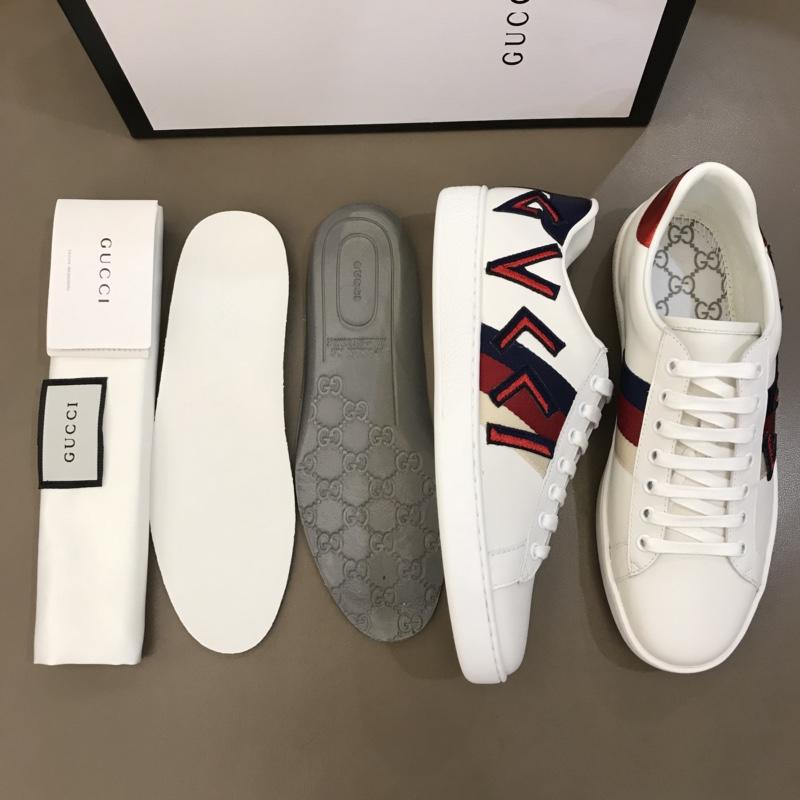 Gucci Ace Sneaker With Gucci Embroidered MS02231