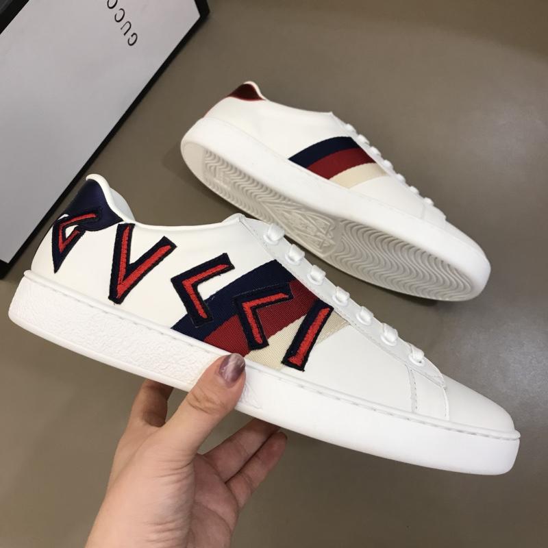 Gucci Ace Sneaker With Gucci Embroidered MS02231