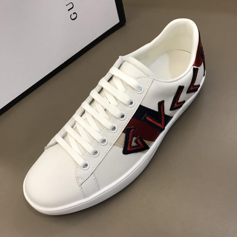 Gucci Ace Sneaker With Gucci Embroidered MS02231