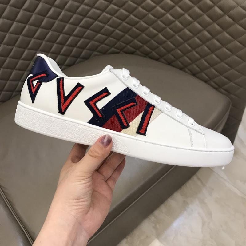 Gucci Ace Sneaker With Gucci Embroidered MS02231