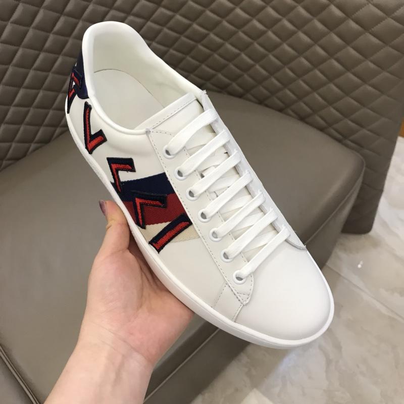 Gucci Ace Sneaker With Gucci Embroidered MS02231