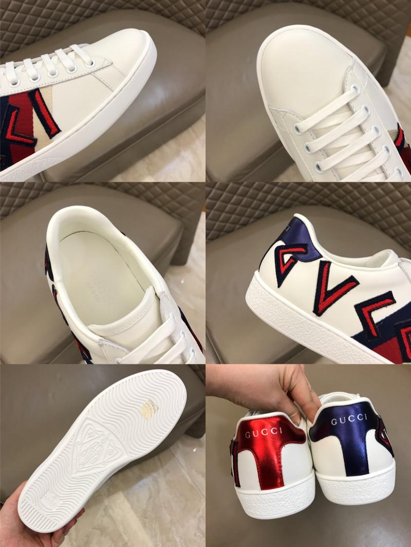 Gucci Ace Sneaker With Gucci Embroidered MS02231