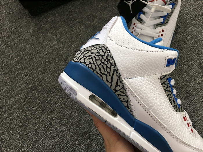 Authentic Air Jordan III Retro True Blue Best Version from perfectkicks.net