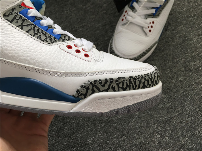 Authentic Air Jordan III Retro True Blue Best Version from perfectkicks.net