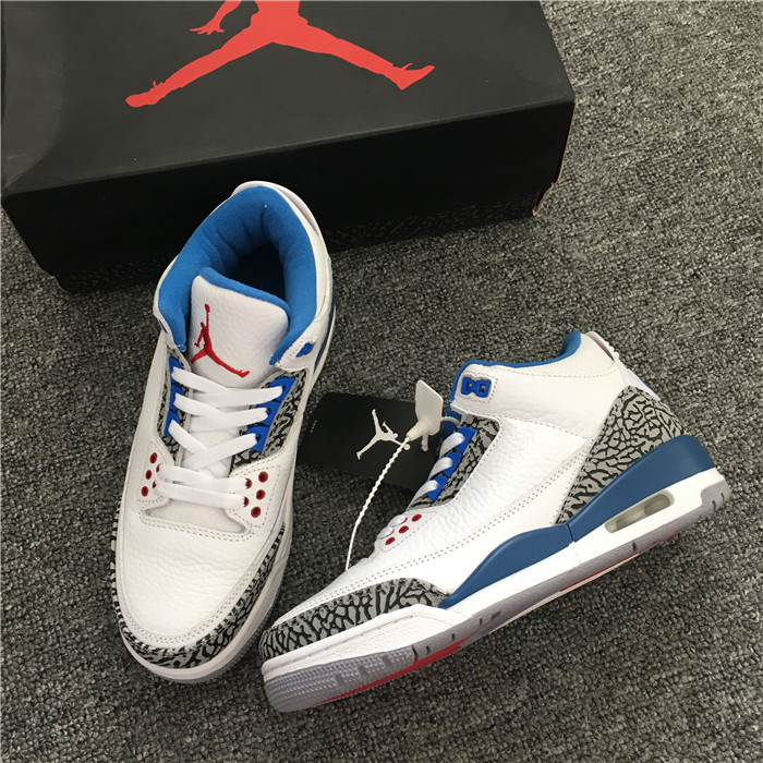 Air Jordan 3 Og True Blue Sneakers 42CAAFEF534C