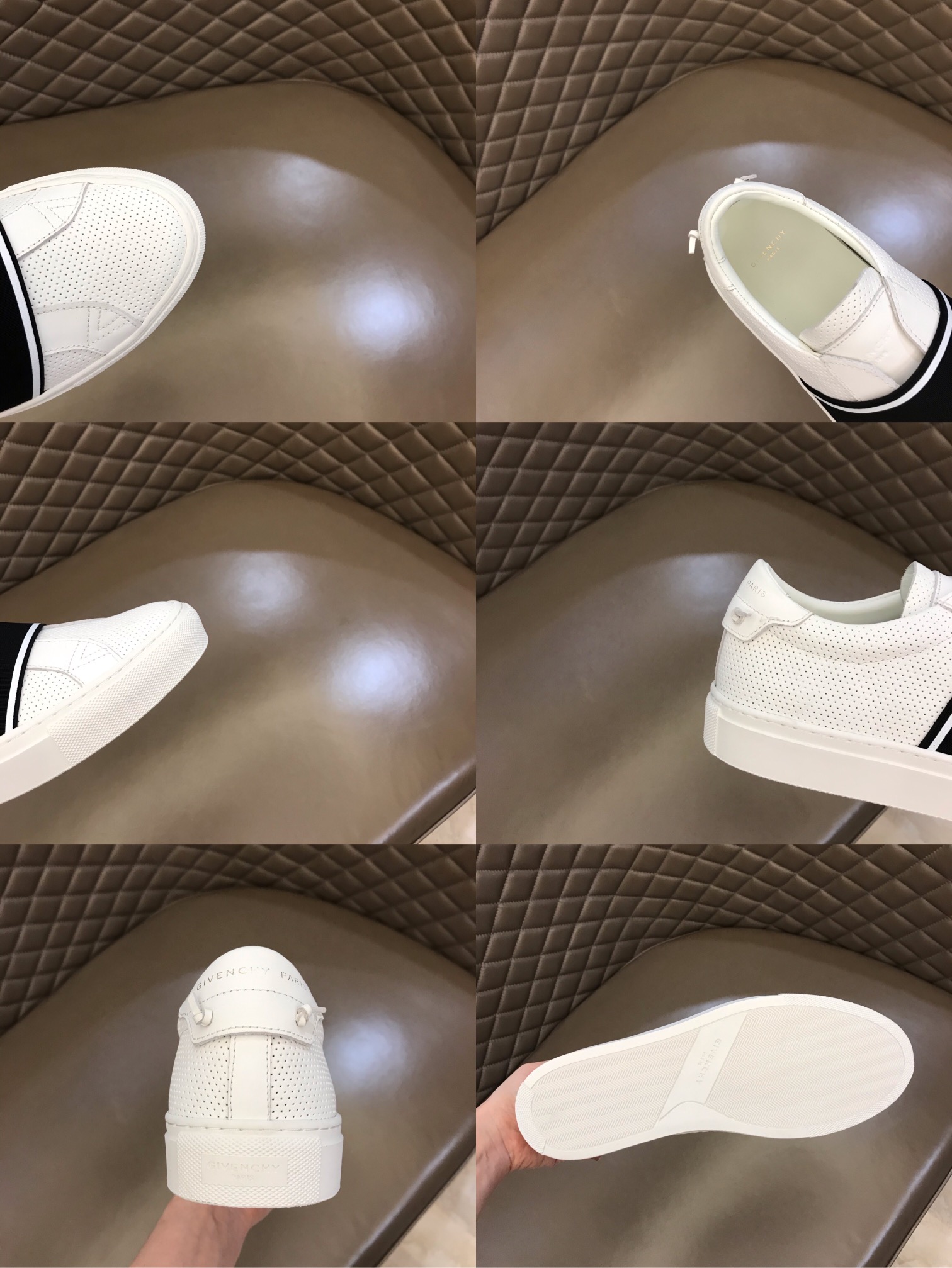 Givenchy Sneaker Leather with Webbing in White