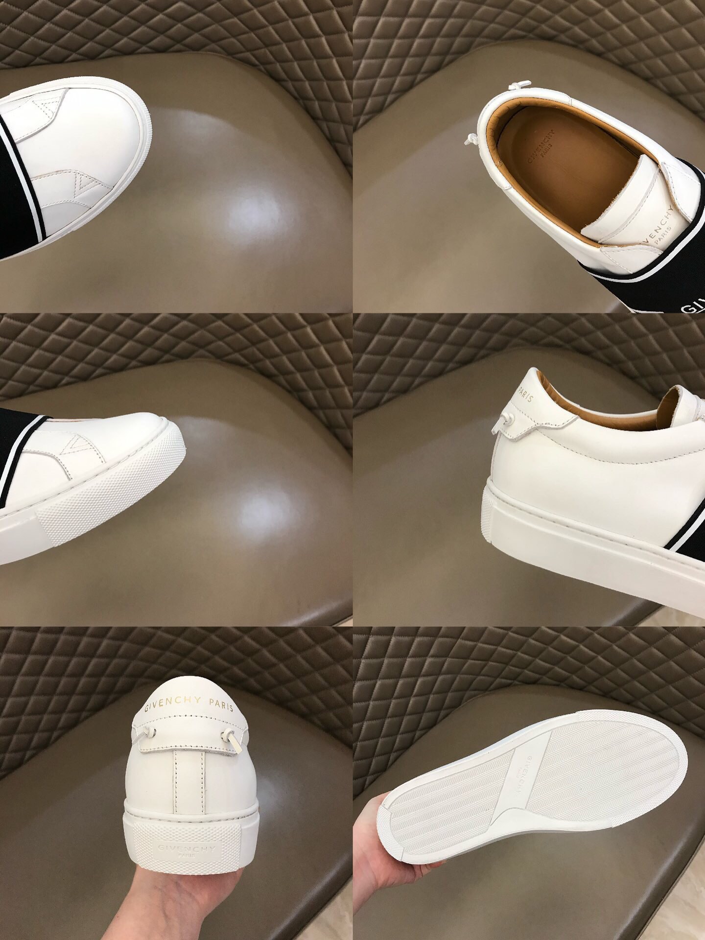 Givenchy Sneaker Leather with Webbing in White