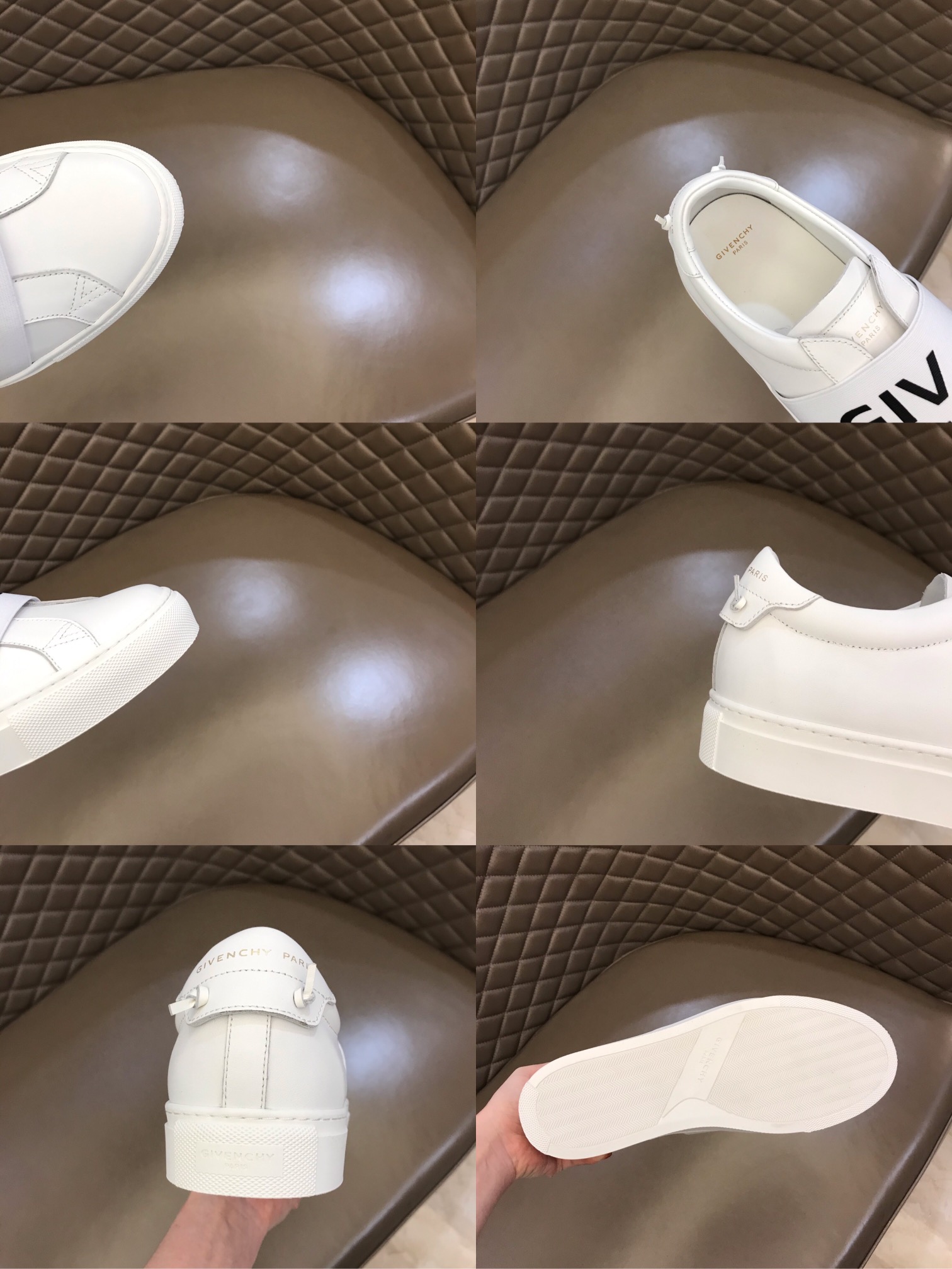 Givenchy Sneaker Leather with Webbing in White