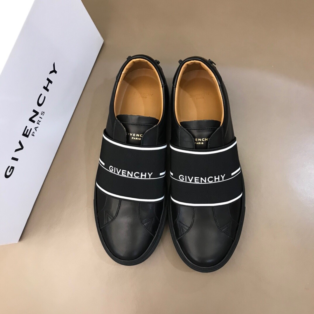 Givenchy Sneaker Leather with Webbing in Black