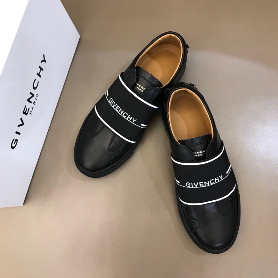 Givenchy Sneaker Leather with Webbing in Black