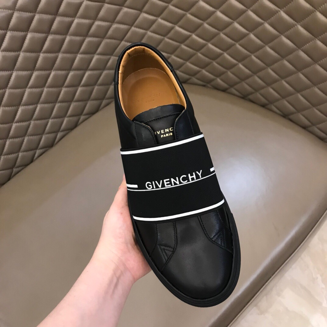 Givenchy Sneaker Leather with Webbing in Black