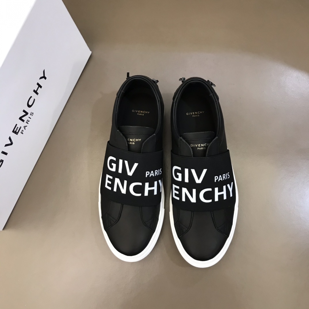 Givenchy Sneaker Leather with Webbing in Black