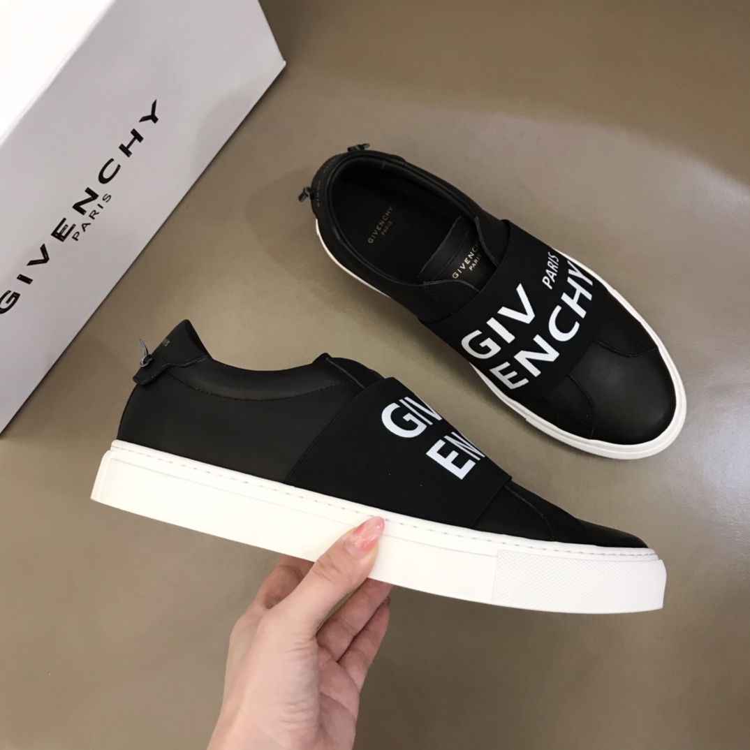 Givenchy Sneaker Leather with Webbing in Black