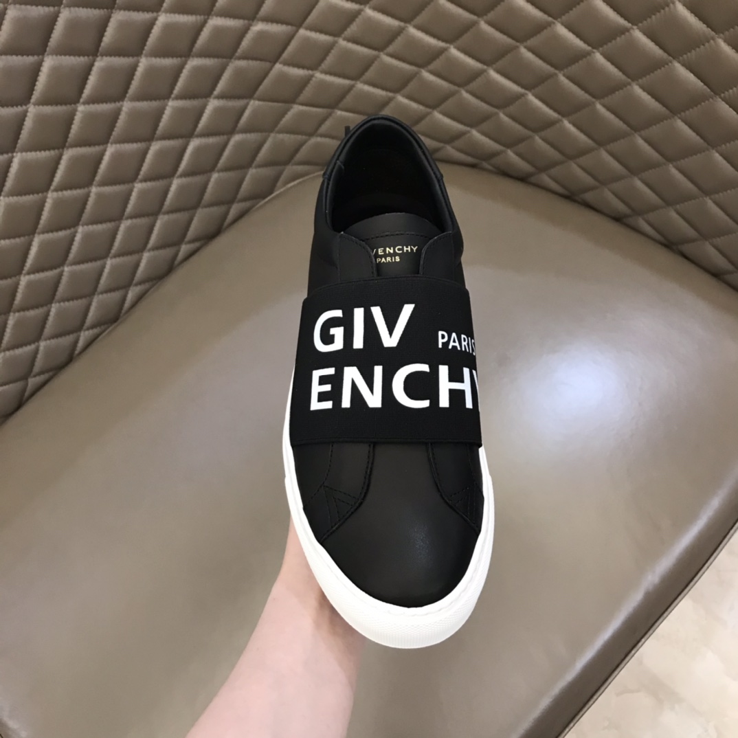 Givenchy Sneaker Leather with Webbing in Black