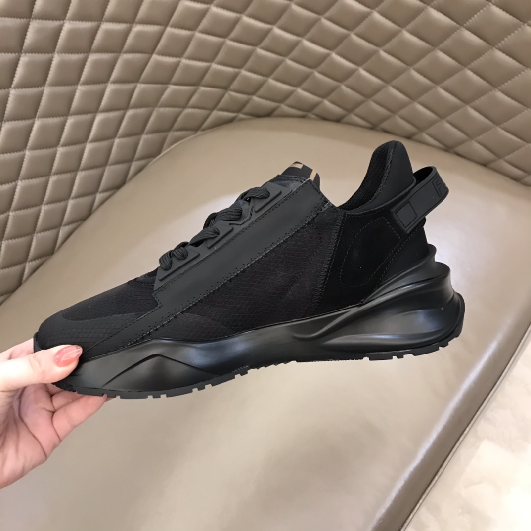 Fendi Sneaker nylon low-tops in Black 