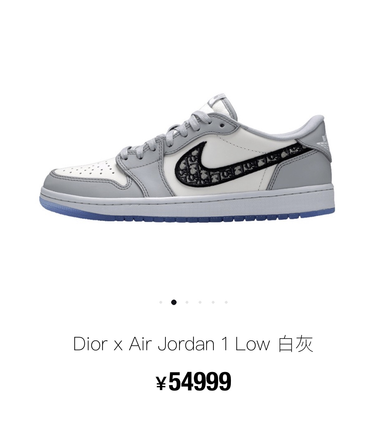 DIOR × AIR JORDAN 1 LO Sneaker