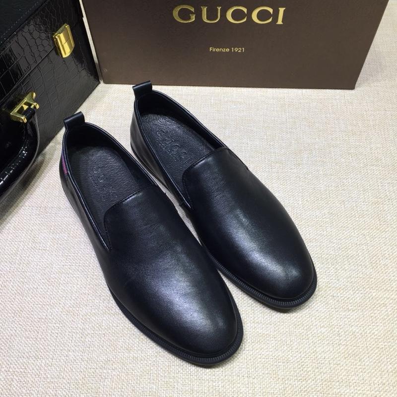 Gucci Black Leather loafer MS07558