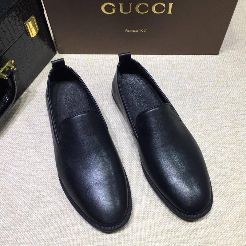 Gucci Black Leather loafer MS07558