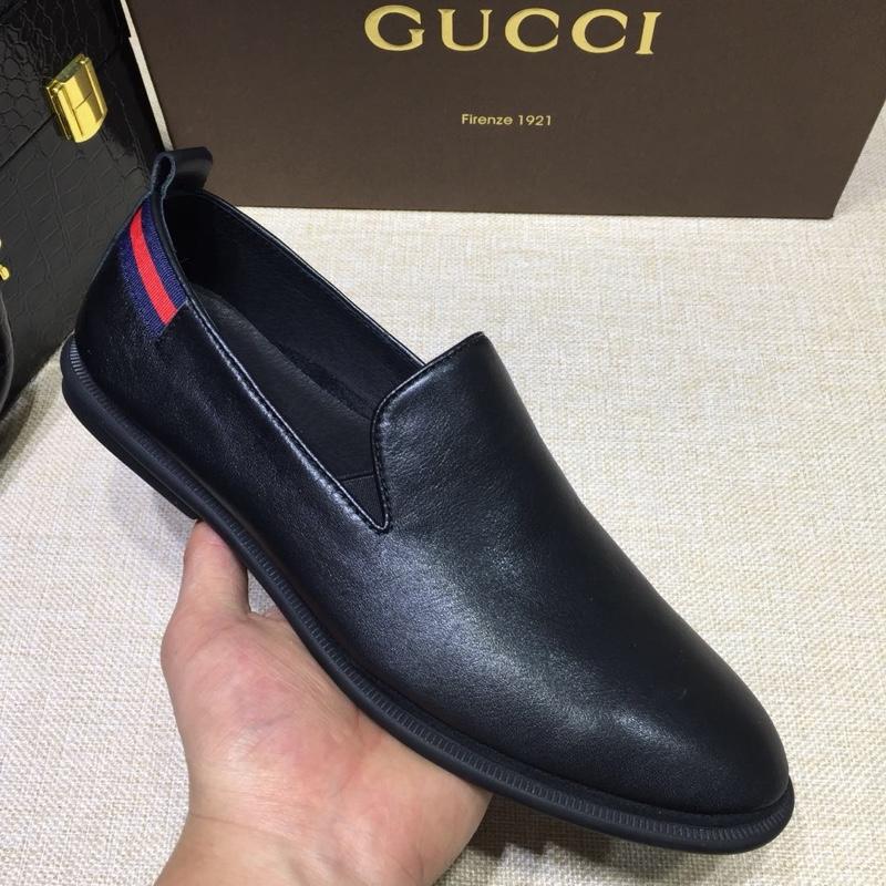 Gucci Black Leather loafer MS07558