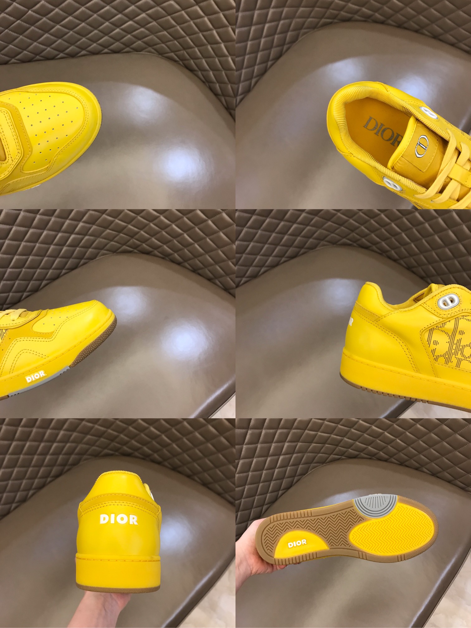 Dior Sneaker B27 in Yellow