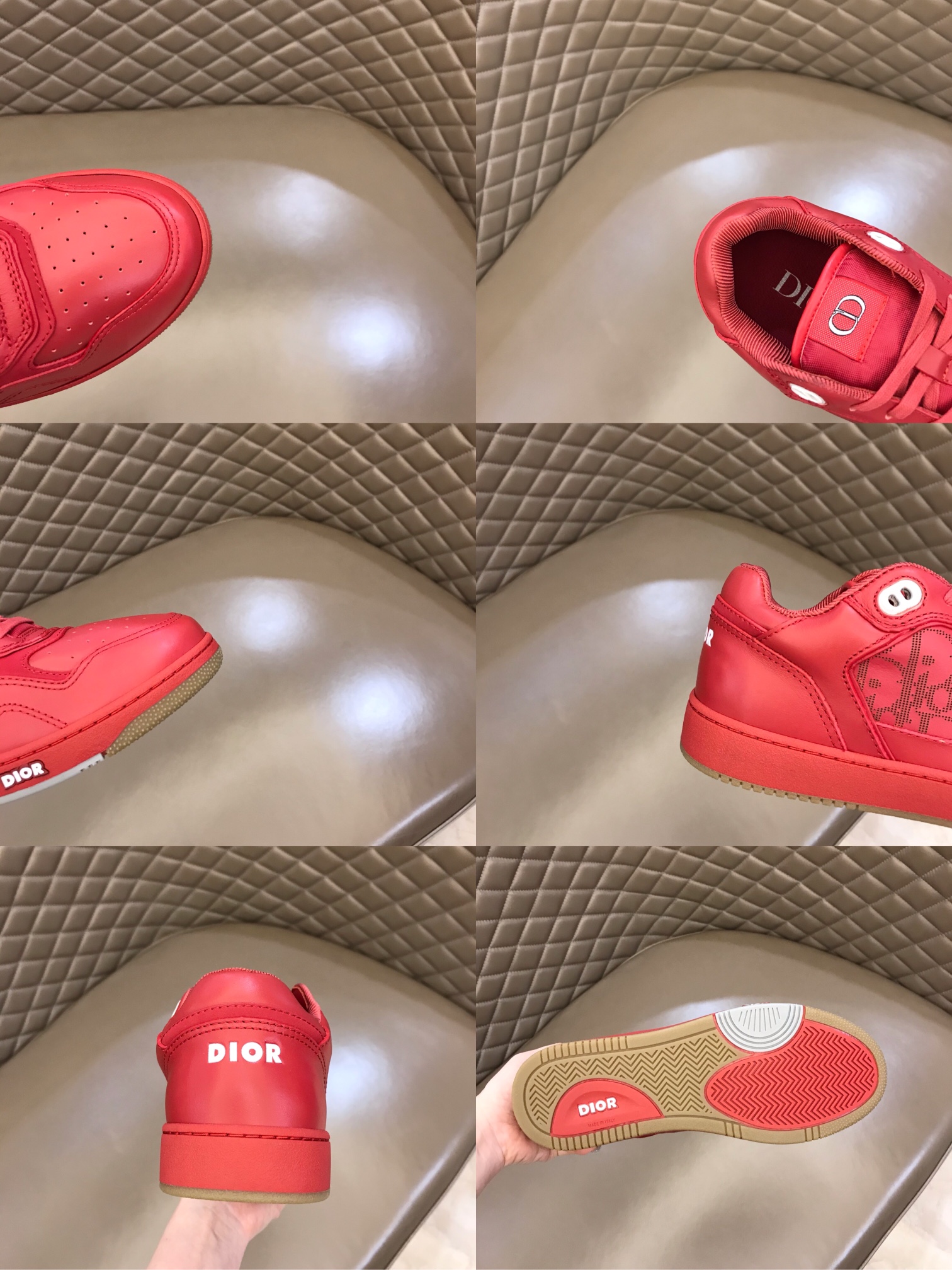 Dior Sneaker B27 in Red
