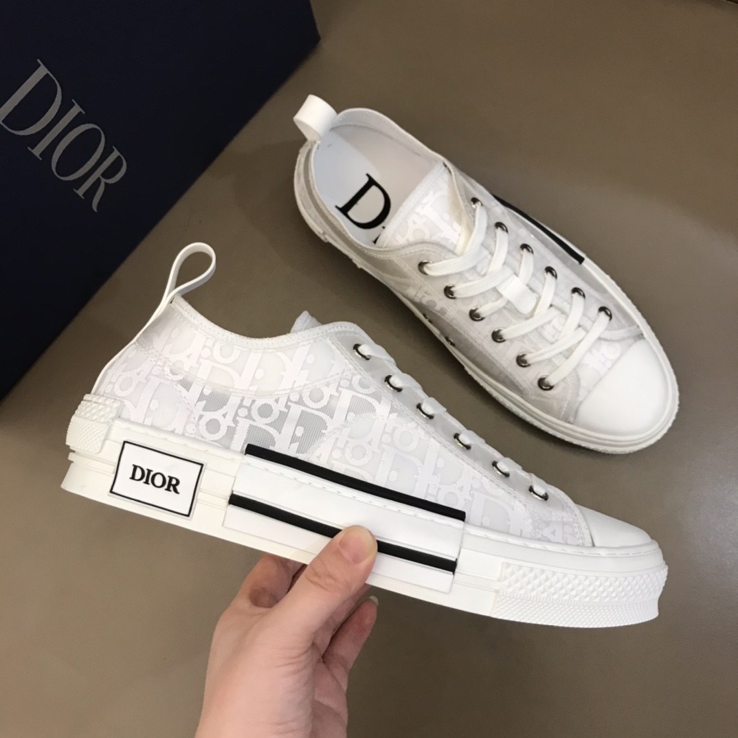 Dior Sneaker B23 in White Low