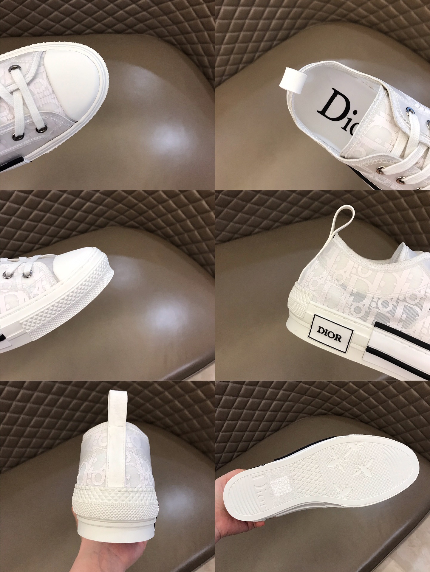 Dior Sneaker B23 in White Low