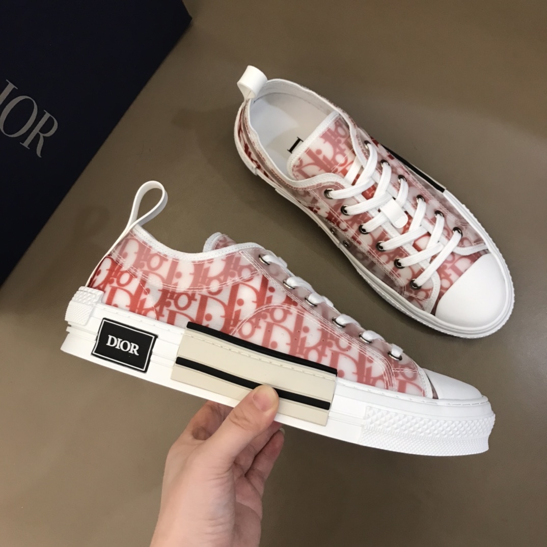 Dior Sneaker B23 in Orange low