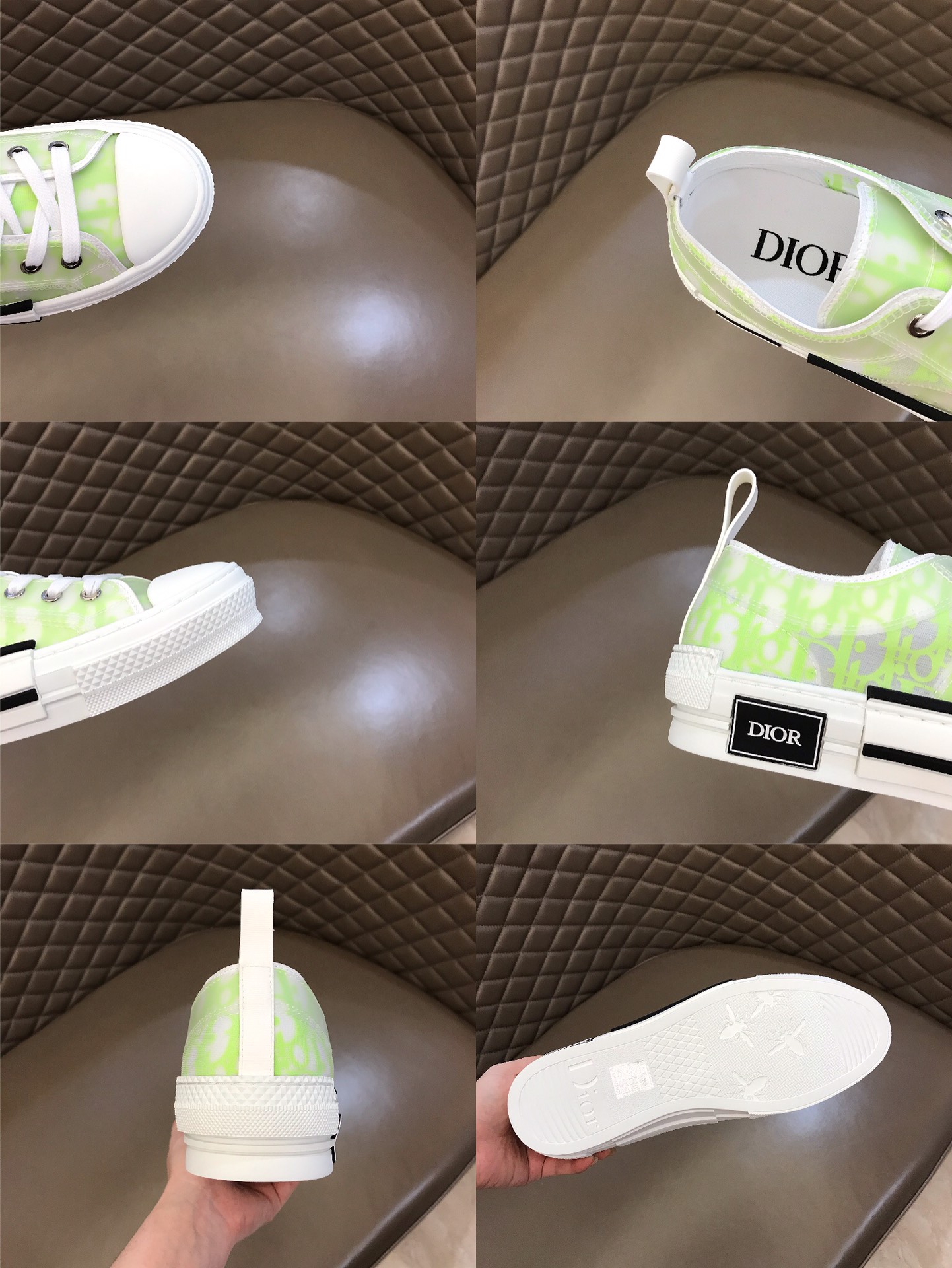 Dior Sneaker B23 in Green low