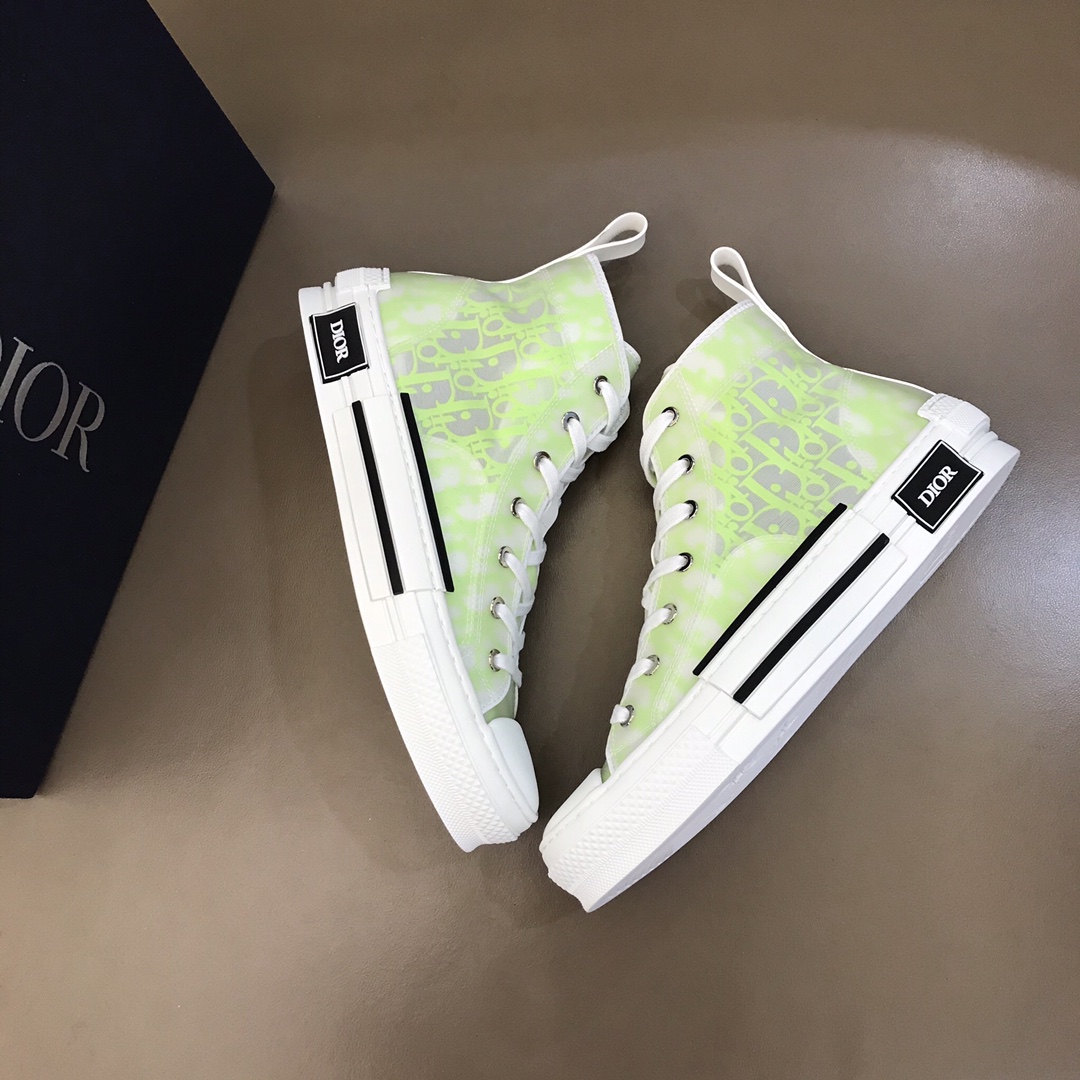 Dior Sneaker B23 in Green high
