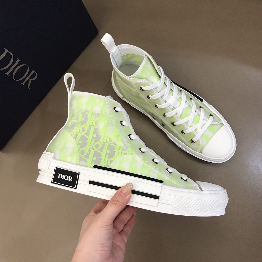 Dior Sneaker B23 in Green high