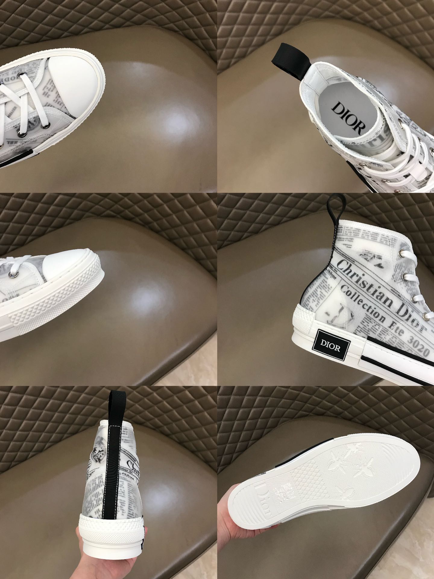 Dior Sneaker B23 in Gray low