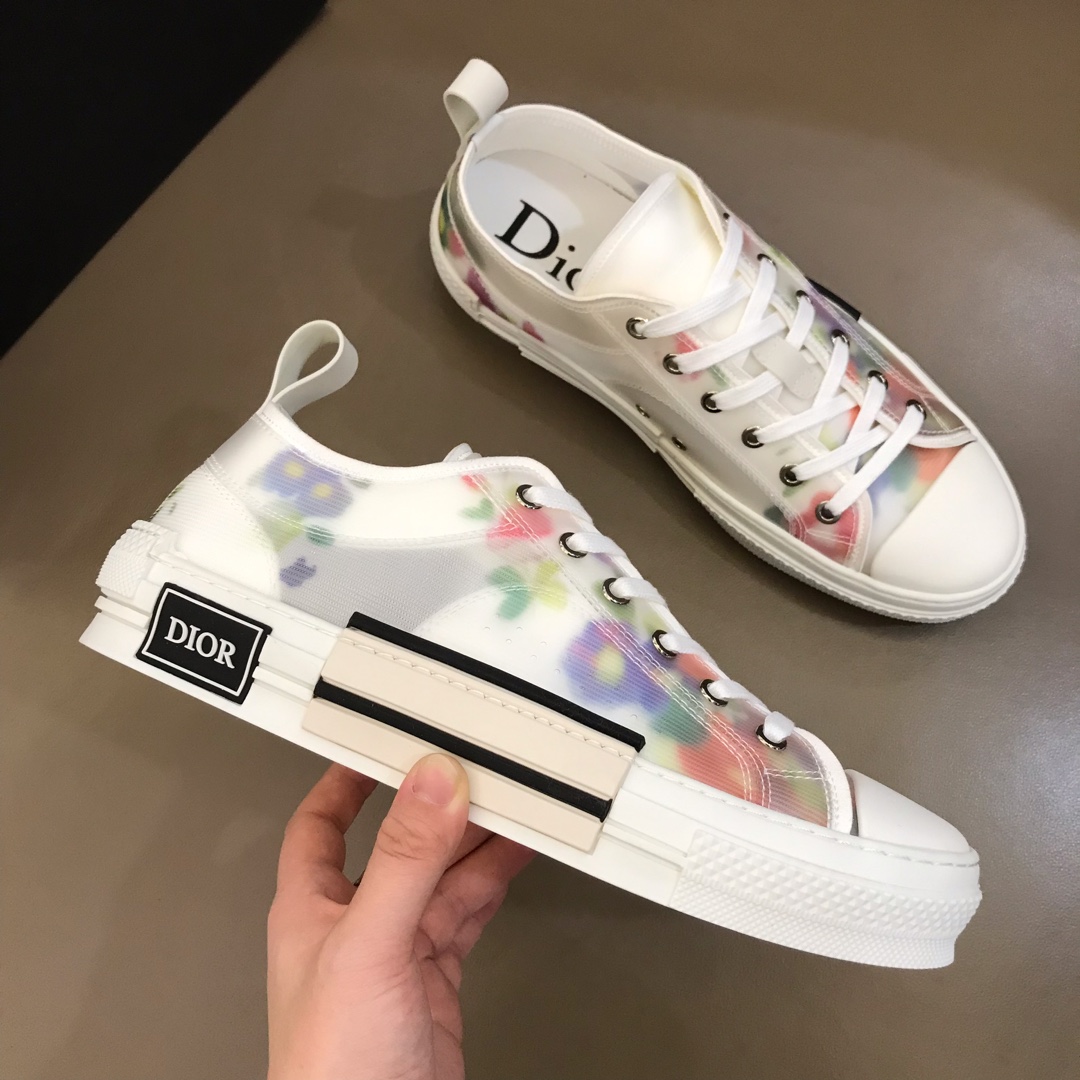 Dior Sneaker B23 in Flower low