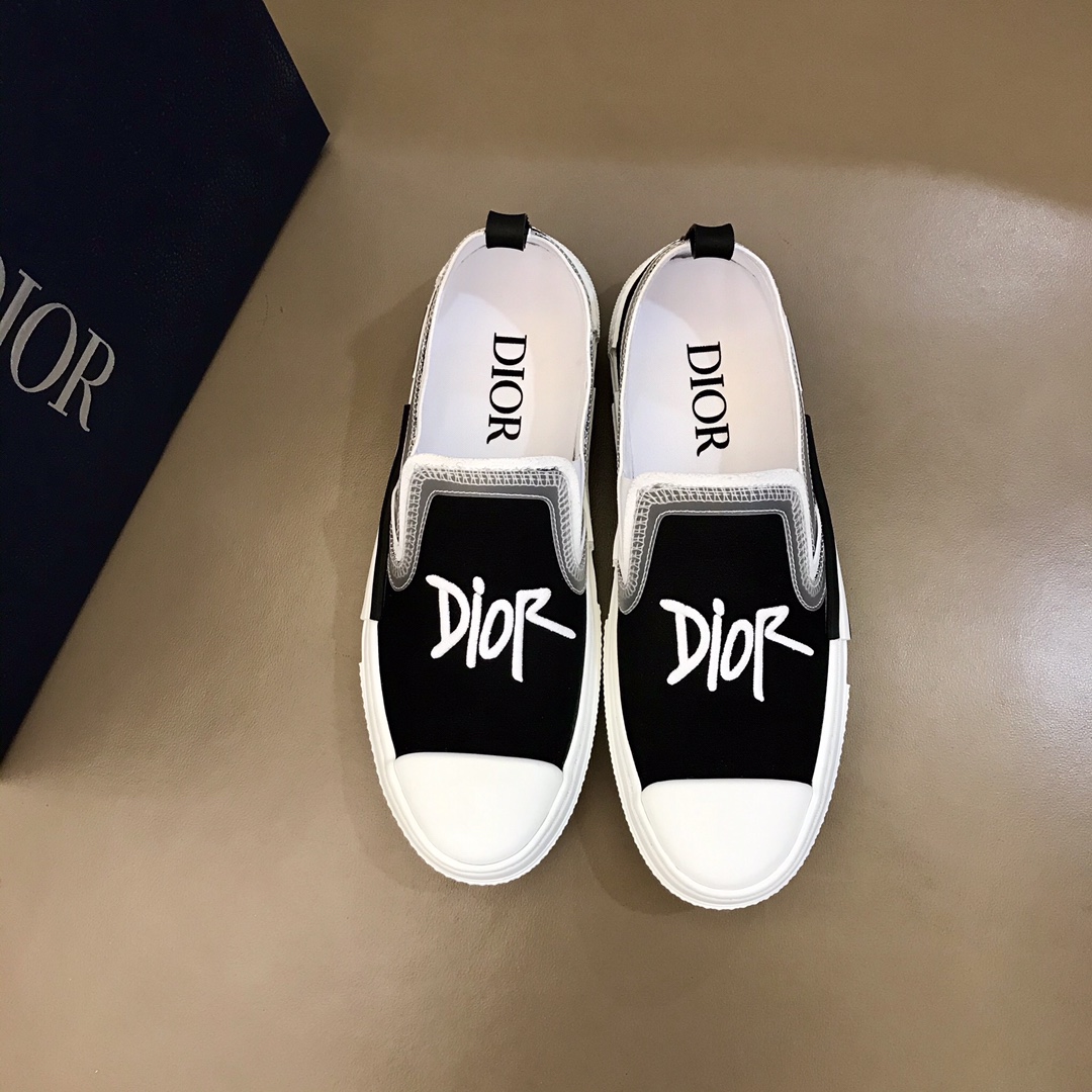 Dior Sneaker B23 in Blue with White Logo