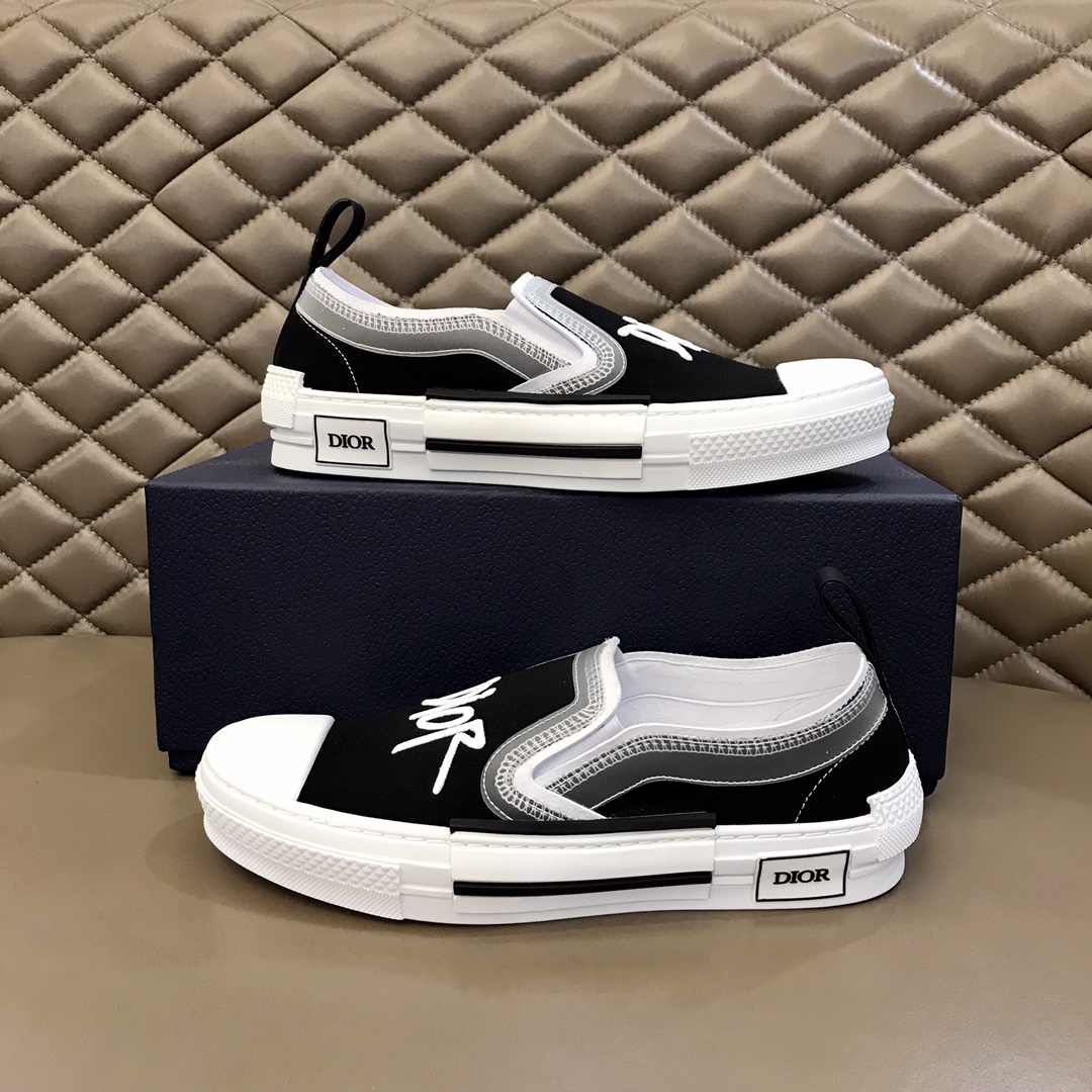 Dior Sneaker B23 in Blue with White Logo