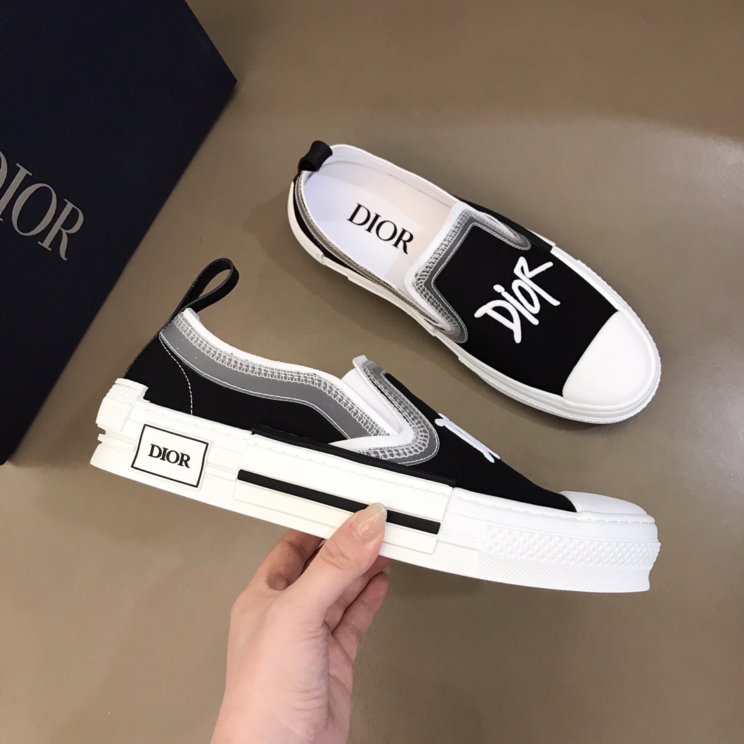 Dior Sneaker B23 in Blue with White Logo