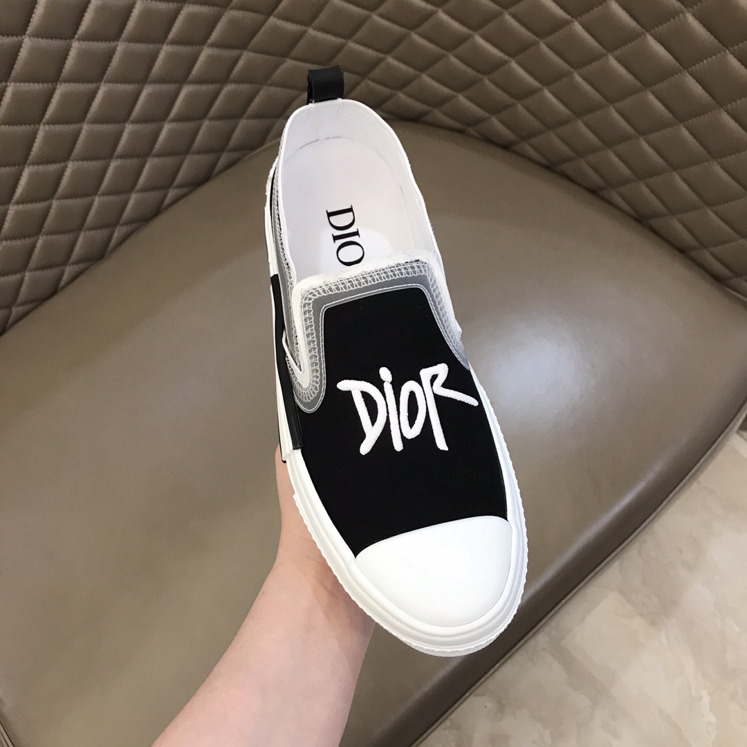 Dior Sneaker B23 in Blue with White Logo