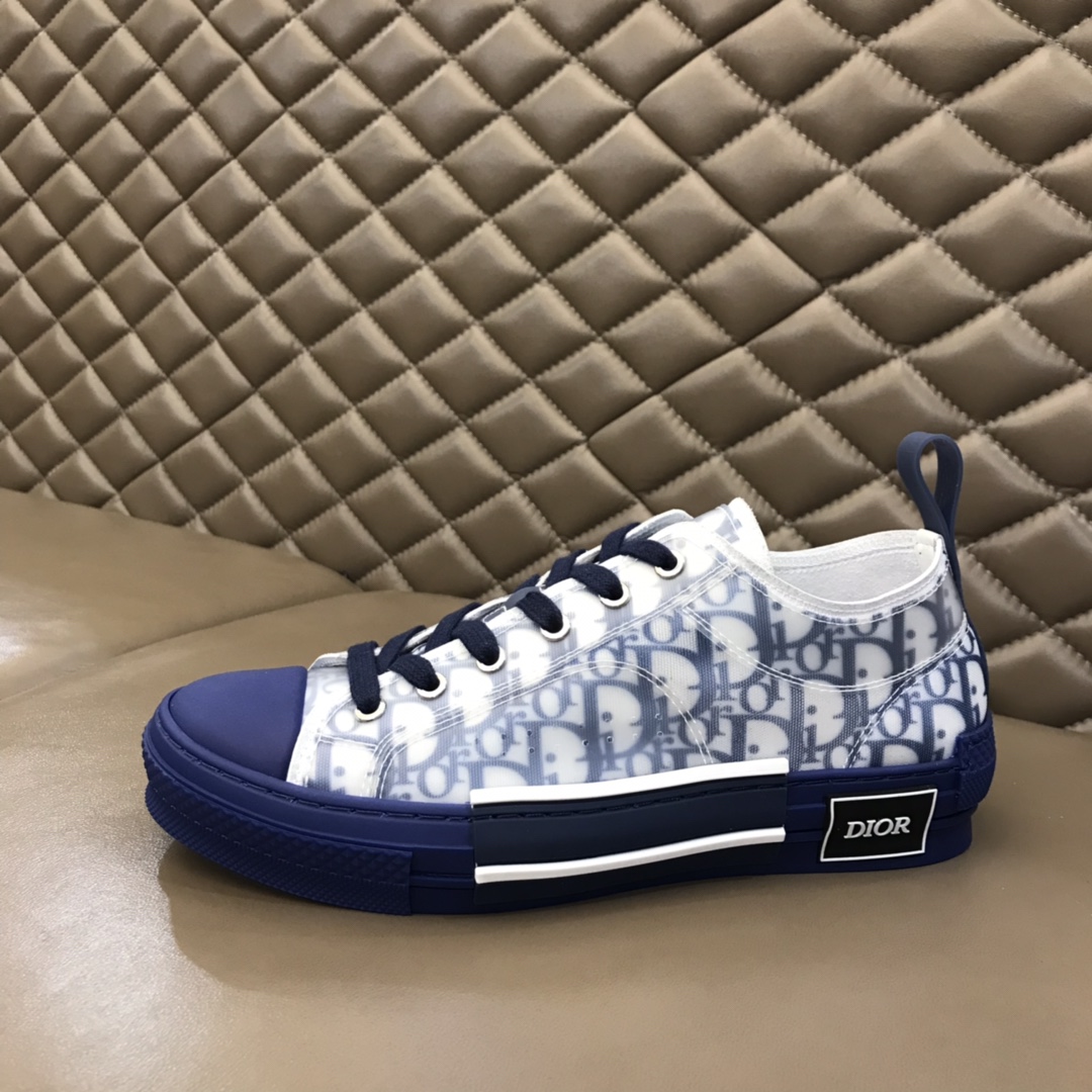 Dior Sneaker B23 in Blue Logo low
