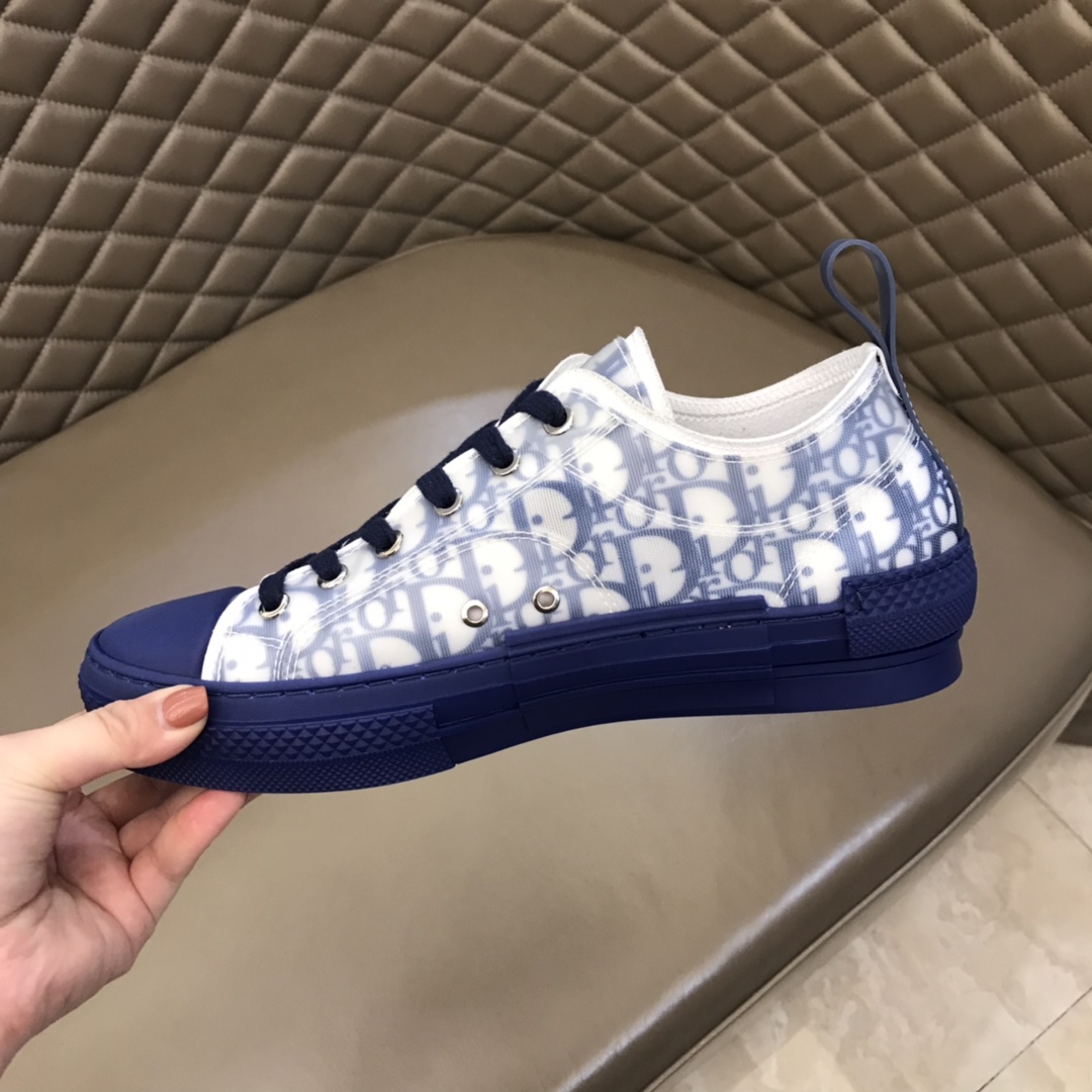 Dior Sneaker B23 in Blue Logo low